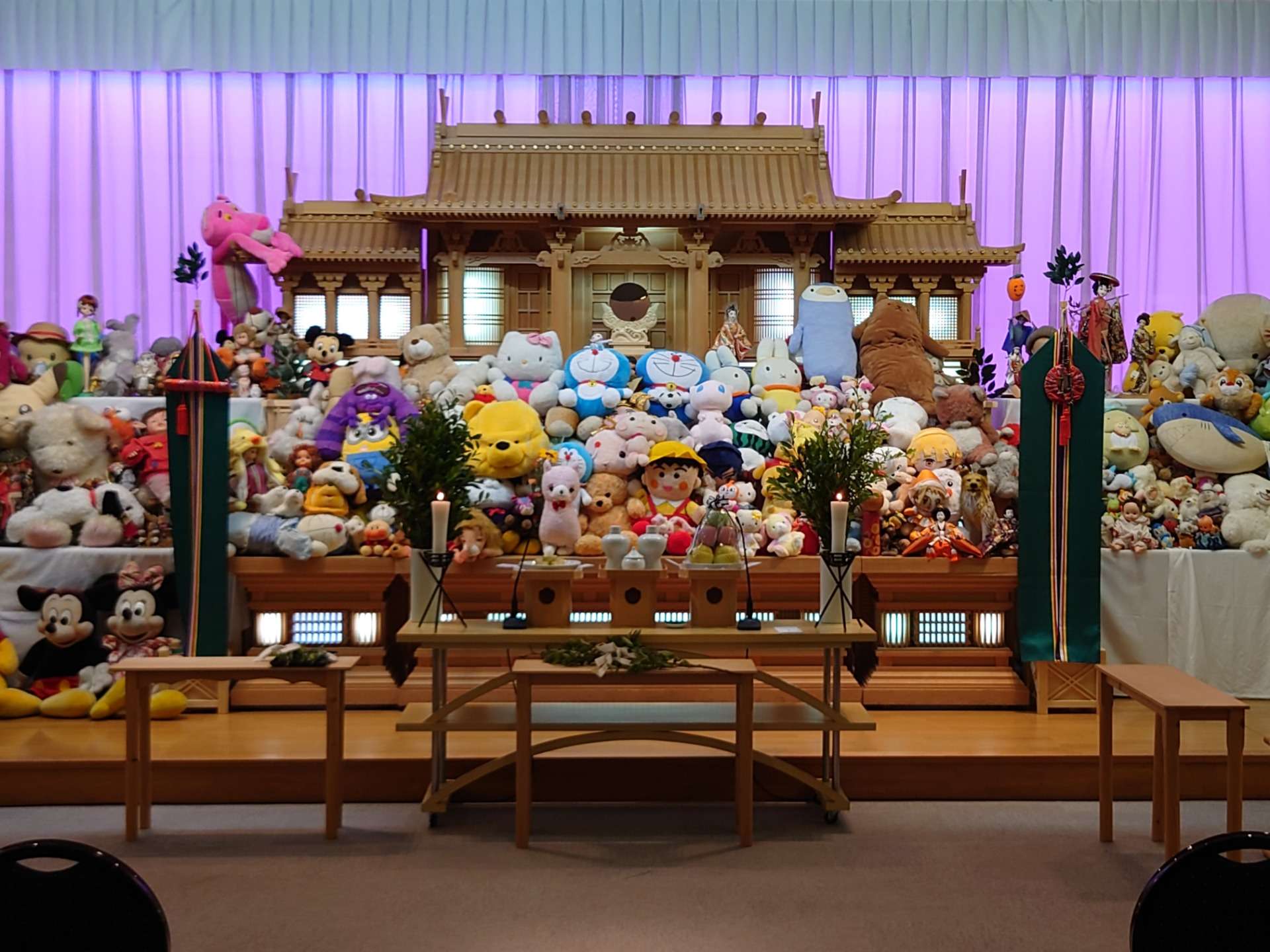 第56回　虹のホール・レゼール追分　人形・ぬいぐるみ供養祭のお礼